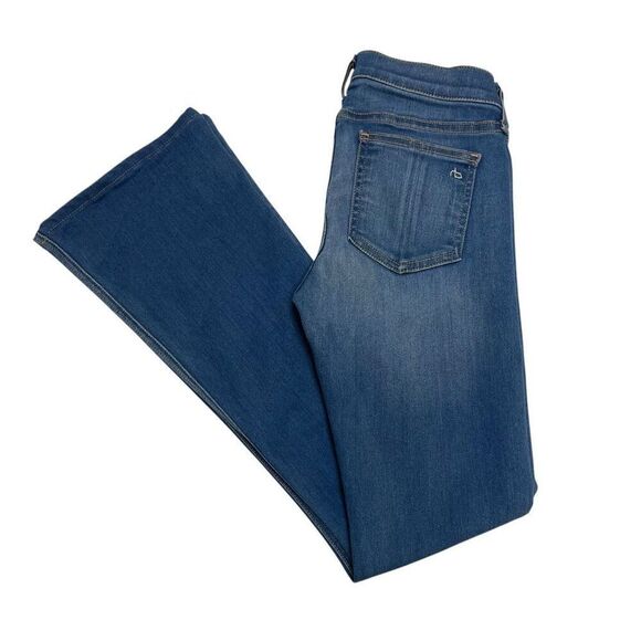 Rag & Bone Elephant Bell Low Rise Flare Leg Jeans Size 24 - Picture 2 of 11